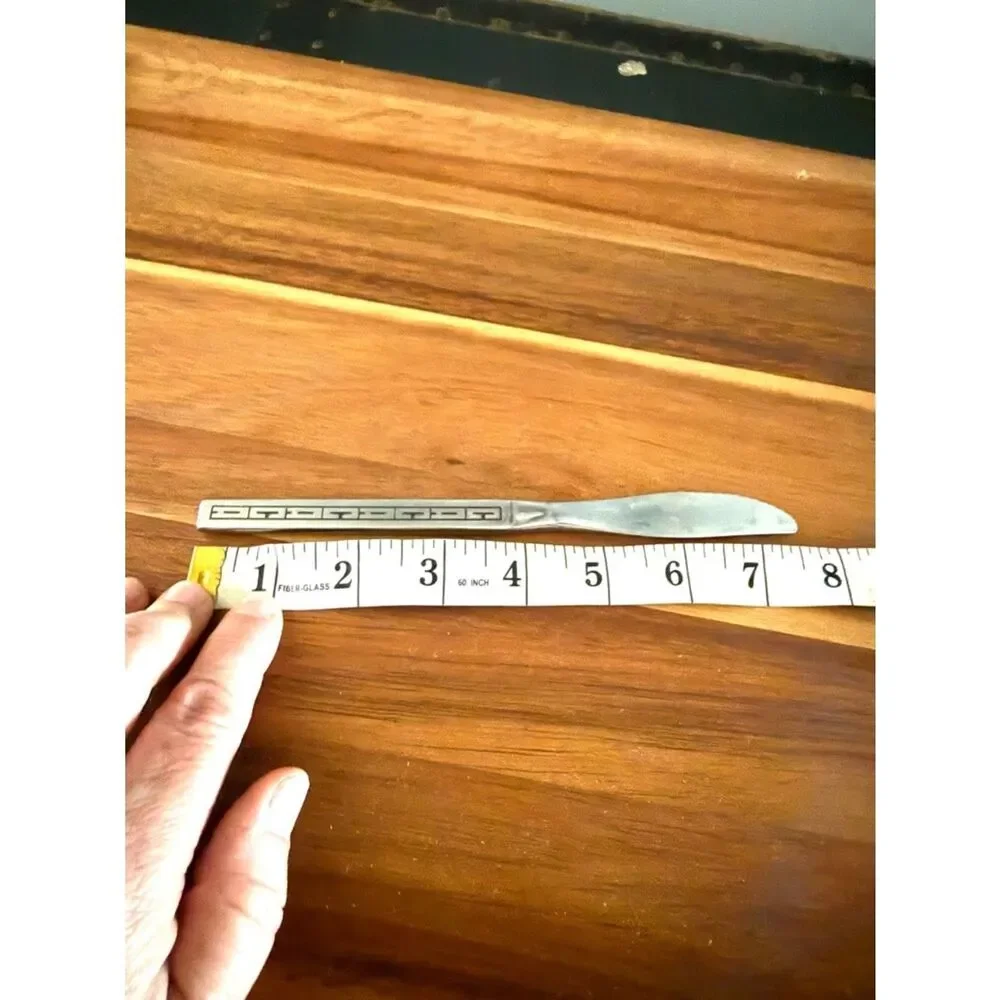 Vintage NWA Northwest Airlines Advertising Stainless Silverware Butter Knife